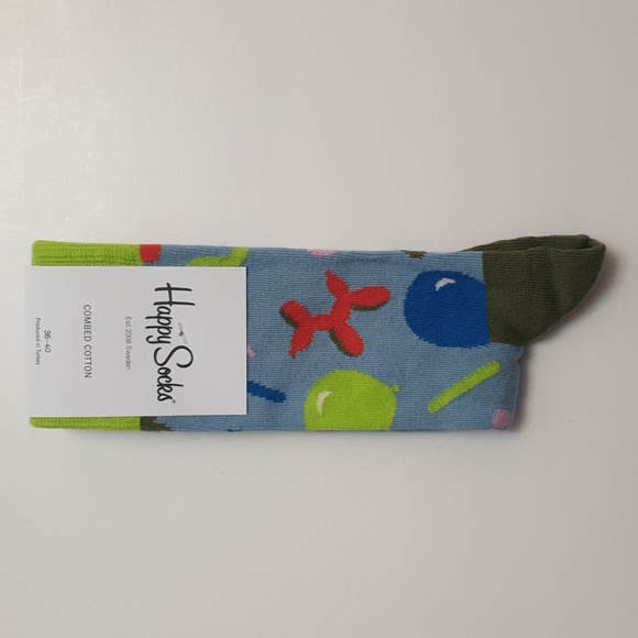 Happy Socks Women Socks EU 36-40, US 5.5 - 9.5 Brand New Combed Cotton #26 - Picture 2 of 4